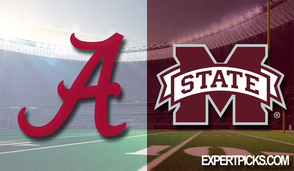 college football alabama crimson tide mississippi state bulldogs